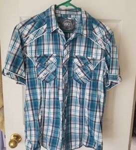 BKE Mens Slim Fit Shirt